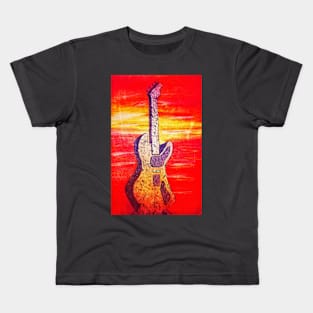 Rock Guitar Grunge Kids T-Shirt